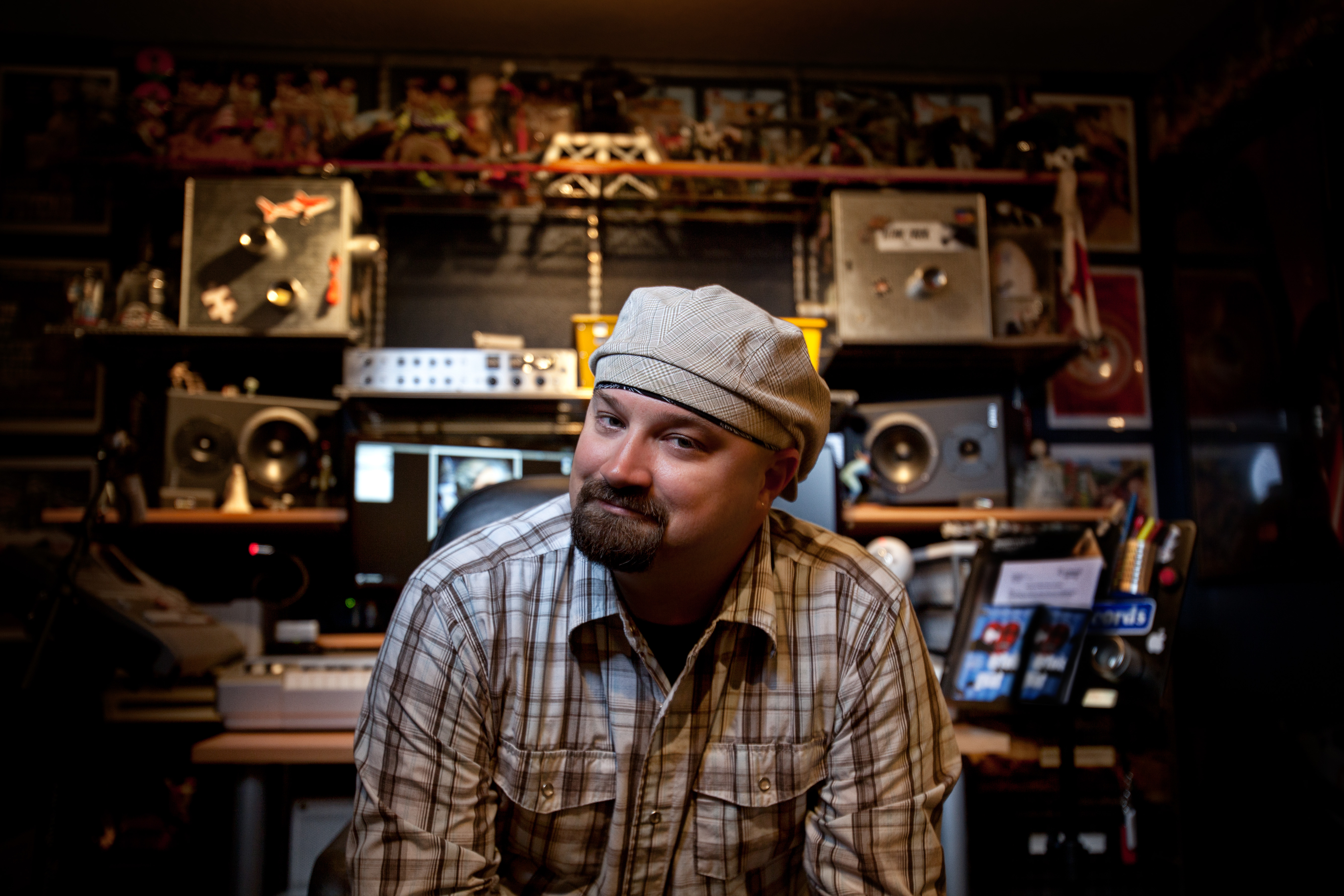 Image of Brian Satterwhite in his studio.